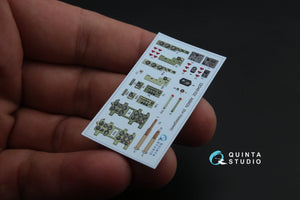 Quinta Studio QD48102 A6M2 3D-Printed &amp;amp; coloured Interior on decal paper (for Hasegawa kit) 1/48 – zdjęcie 3