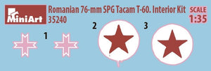 MiniArt 35240 ROMANIAN 76-mm SPG TACAM T-60 INTERIOR KIT 1/35 – zdjęcie 12