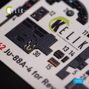 KELIK K72062 Junkers JU 88 A-4 interior 3D decals for Revell kit 1/72 – zdjęcie 5