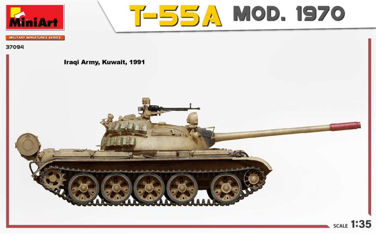 MiniArt 37094 T-55A MOD. 1970 INTERIOR KIT 1/35 – zdjęcie 3