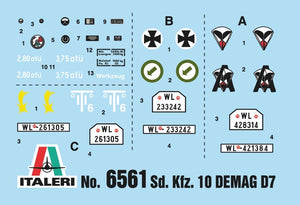Italeri 6561 Sd.Kfz. 10 DEMAG D7 with German Paratroops 1/35 – zdjęcie 2