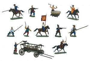 Zvezda 8064 Zaporozhian Cossacks XVI-XVIII A.D. 1/72 – zdjęcie 3