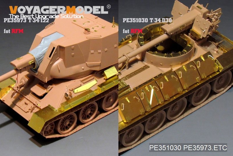 Voyager Model PE351030 Syrian T-34/D30 122mm SPH Basic For RFM 5030 1/35 – zdjęcie 28