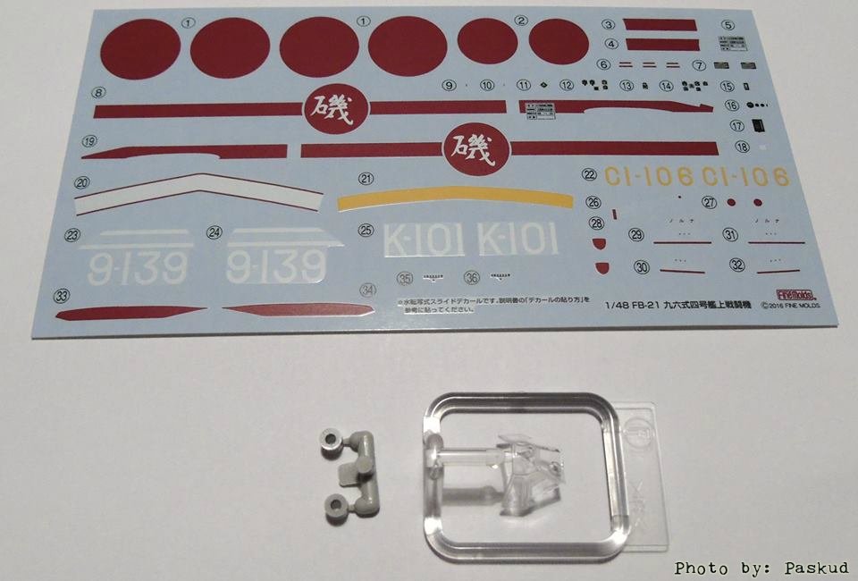 Fine Molds FB21 IJN A5M4 Type 96 Claude 1/48 – zdjęcie 5