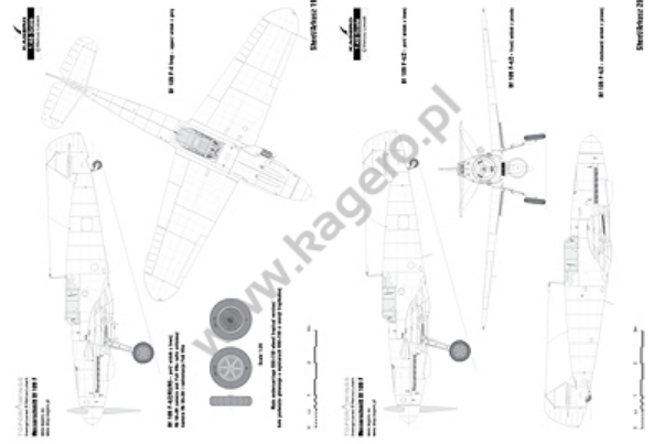 Kagero 7076 Messerschmitt Bf 109 F EN/PL – immagine 4