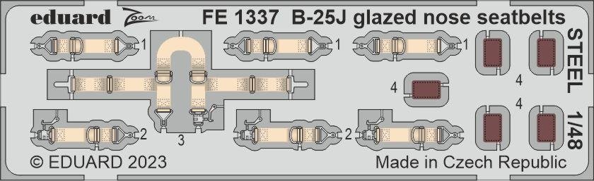 Eduard BIG49368 B-25J glazed nose HONG KONG MODELS 1/48 – zdjęcie 4