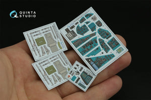 Quinta Studio QD48356 Mi-24D 3D-Printed &amp;amp; coloured Interior on decal paper (Trumpeter) 1/48 – zdjęcie 5