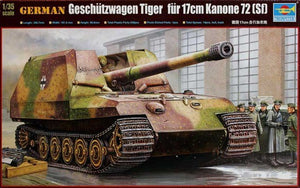 Trumpeter 00378 Geschutzwagen allemand fourrure de tigre 17cm K72 (1/35)