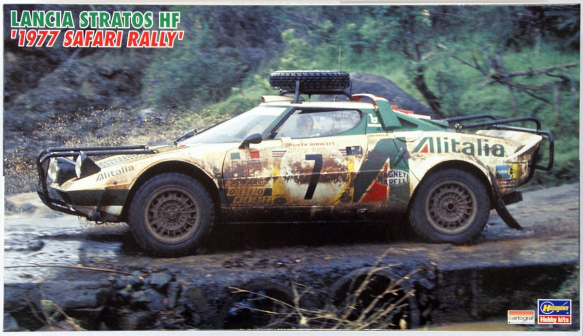Hasegawa CR36 Lancia Stratos HF 1977 Safari Rally 1/24