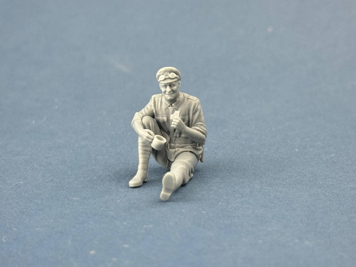 Copper State Models F35-063 British Dispatch Rider Afternoon tea (motorcycle not included) 1/35 – zdjęcie 3