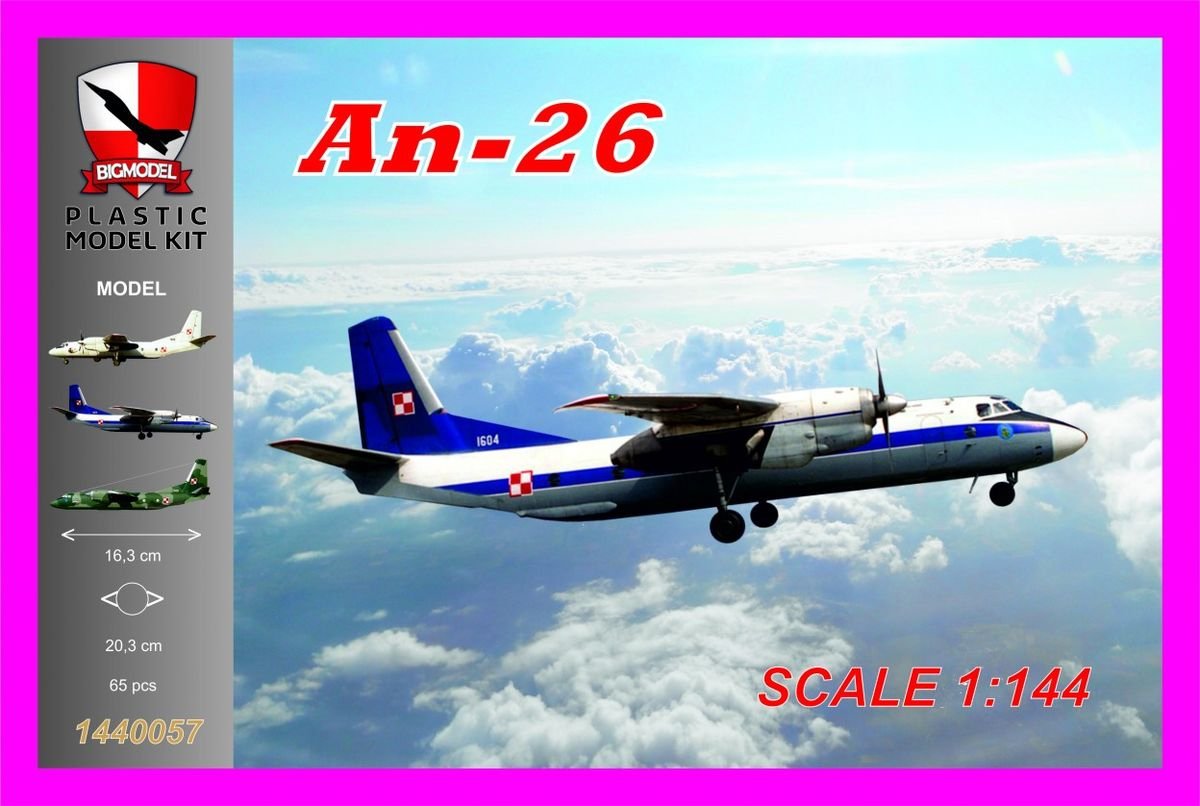 Big Model 1440057 Antonov An-26 Polish Air Force 1/144