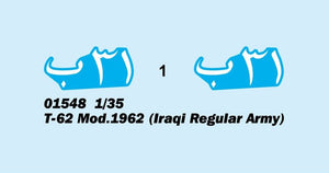 Trumpeter 01548 T-62 Mod.1962 Iraqi Regular Army 1/35 – image 4