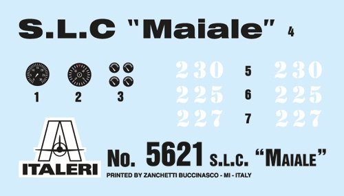 Italeri 5621 S.L.C. MAIALE with crew 1/35 – zdjęcie 4