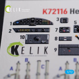 KELIK K72116 He-111 H6 interior 3D decals for Airfix kit 1/72 – immagine 8