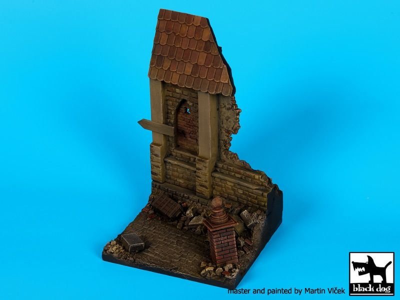 Black Dog D35066 Ruined house base 1/35 – zdjęcie 3