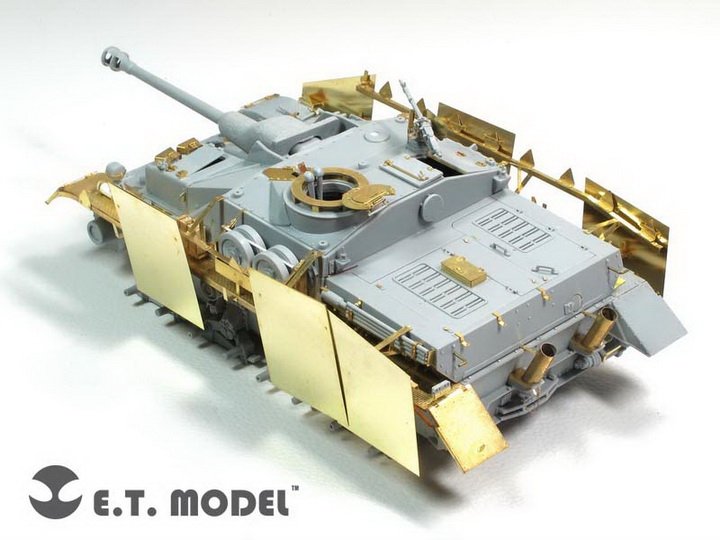 E.T. Model EA35-079 WWII German Schurzen for Stug.IV For DRAGON Smart Kit 1/35 – zdjęcie 3