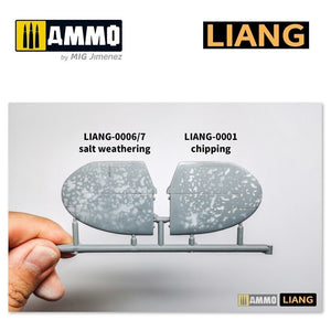 Liang 0007 Salt Weathering Effects Airbrush Stencils (Intensive) – zdjęcie 3