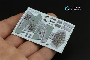 Quinta Studio QD32098 F-14A 3D-Printed &amp;amp; colored Interior on decal paper ( Trumpeter ) 1/32 – image 14