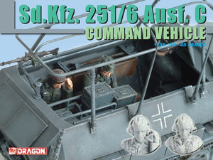 Dragon 6206 Sd.Kfz. 251/6 Ausf. C Command Vehicle 1/35 – zdjęcie 4
