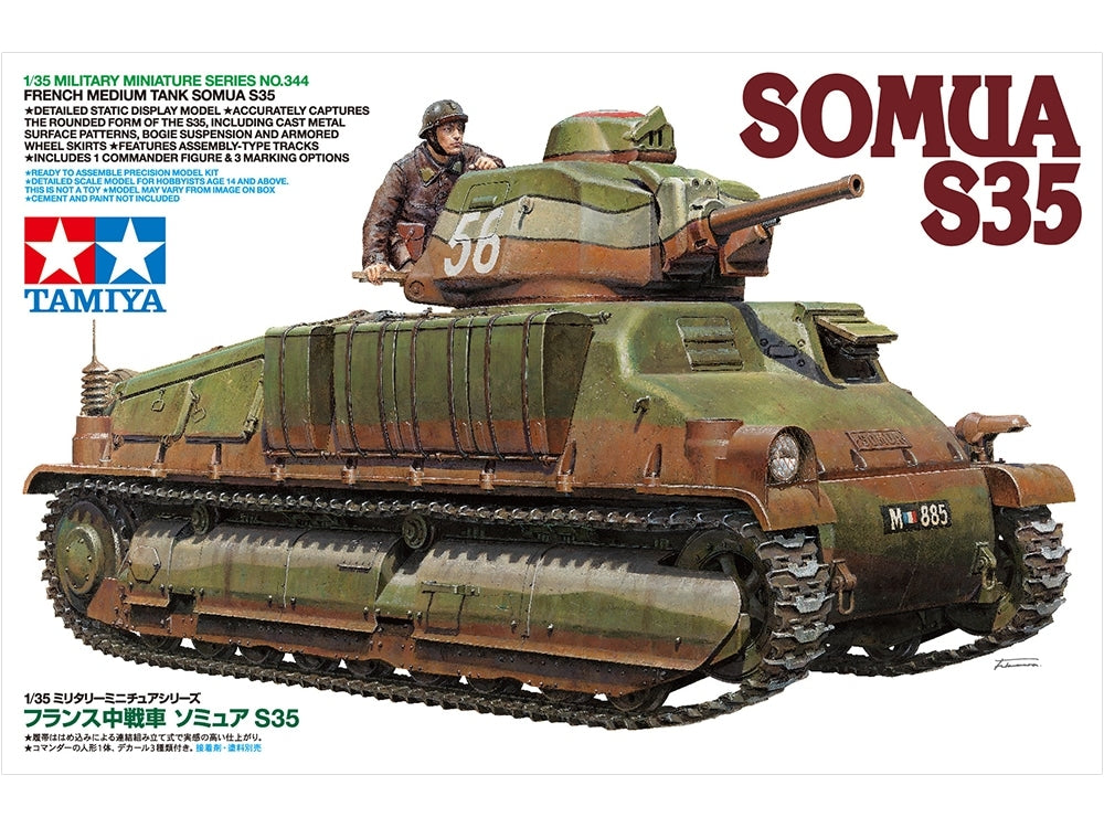 Tamiya 35344 French Medium Tank SOMUA S35 1/35 – image 2