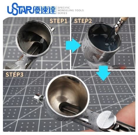 U-Star UA-90920 The Paint Cup of Airbrush cleaning brush – image 3