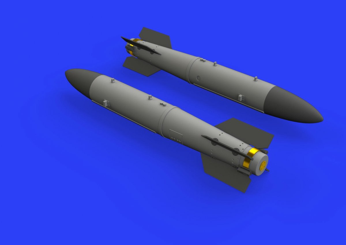 Eduard 672214 B43-0 Nuclear Weapon w/ SC43-4/ -7 tail assembly 1/72 – zdjęcie 3