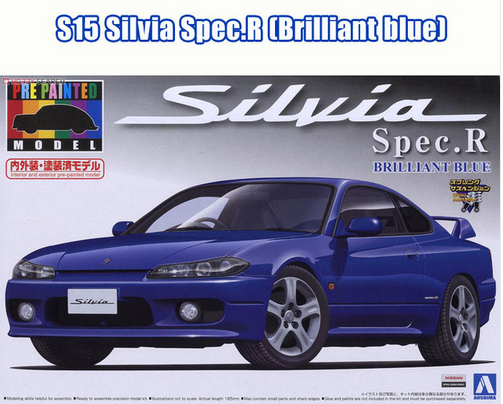 Aoshima 00862 S15 Silvia Spec.R-Bleu 1/24 
