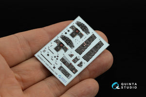 Quinta Studio QD48201 F-104S 3D-Printed &amp;amp; coloured Interior on decal paper (Kinetic) 1/48 – zdjęcie 3