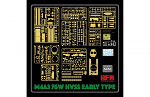 Rye Field Model 5058 M4A3 76W HVSS EARLY TYPE 1/35 – zdjęcie 3