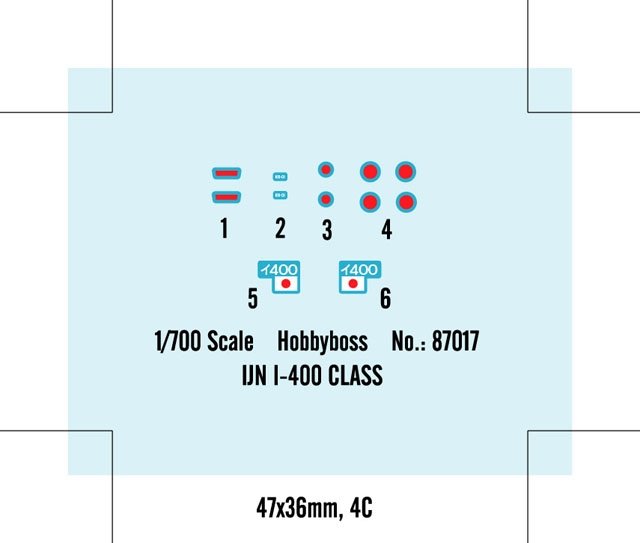 Hobby Boss 87017 Japanese Navy Italy -400 Submarine 1/700 – zdjęcie 4