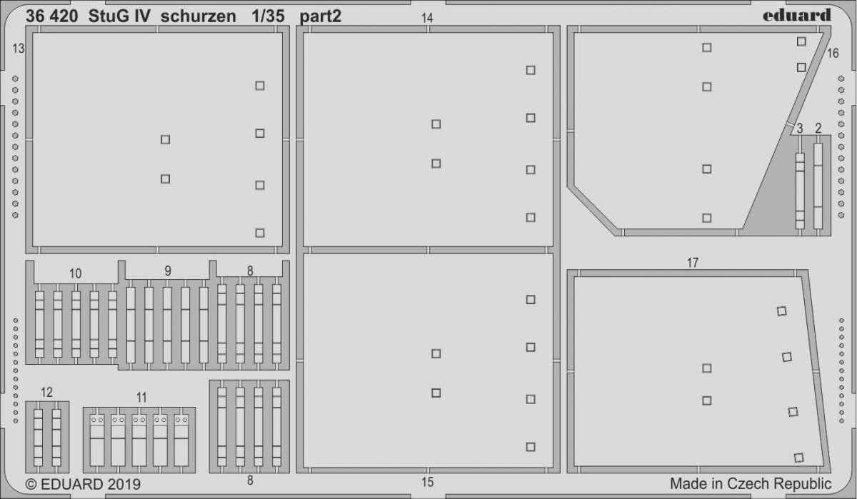 Eduard 36420 StuG IV schurzen ACADEMY 1/35 – image 2