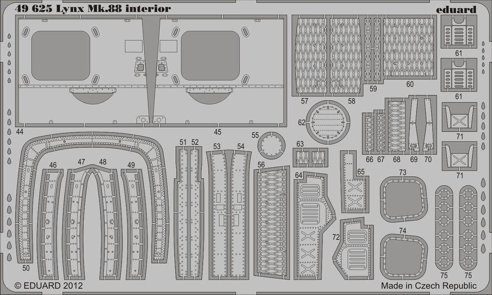 Eduard 49625 Lynx Mk.88 interior S. A. 1/48 (Airfix)