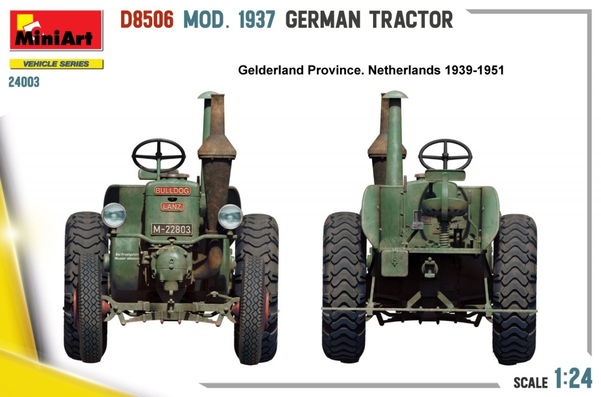 MiniArt 24003 GERMAN TRACTOR D8506 MOD. 1937 1/24 – zdjęcie 5