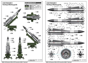 Trumpeter 09550 Russian 5V28 of 5P72 Launcher SAM-5 &amp;quot;Gammon&amp;quot; 1/35 – zdjęcie 4
