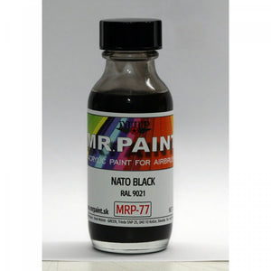 MR. Paint MRP-077 NATO BLACK Modern AFV 30ml – zdjęcie 2