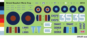 ICM 48311 Bristol Beaufort Mk.IA with tropical filters 1/48 – zdjęcie 3
