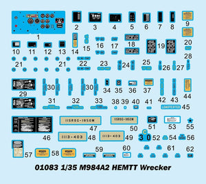 Trumpeter 01083 M984A2 HEMTT Wrecker 1/35 – zdjęcie 3