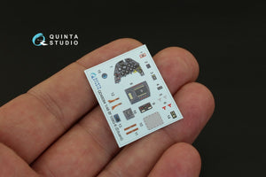Quinta Studio QD48094 Bf 109G-6 3D-Printed &amp;amp; coloured Interior on decal paper (for Eduard kit) 1/48 – zdjęcie 2