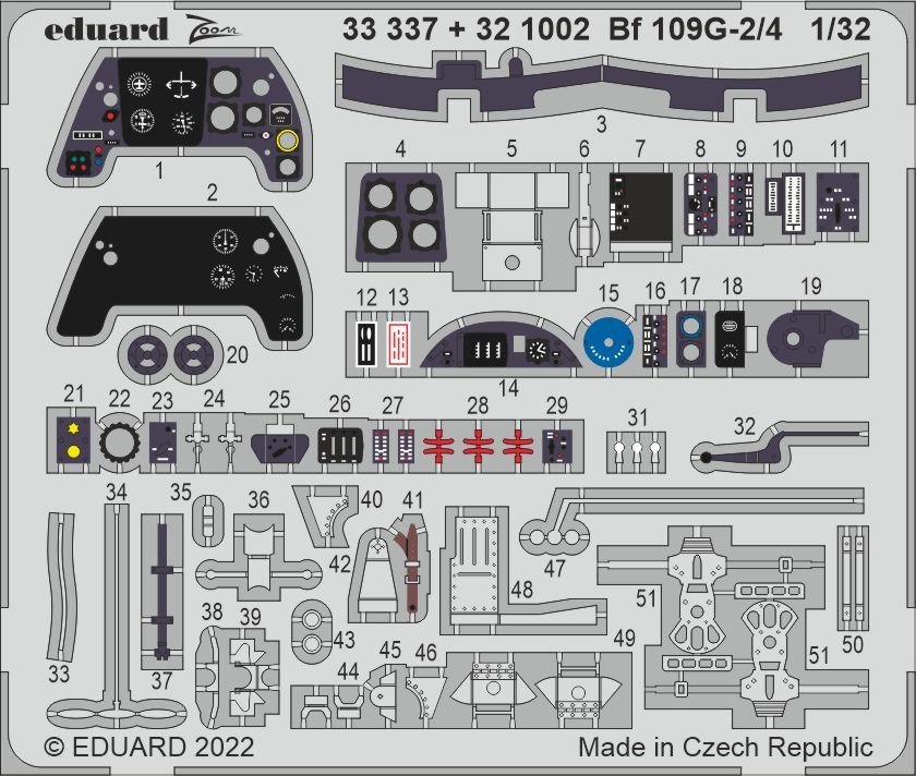 Eduard 321002 Bf 109G-2/4 REVELL 1/32