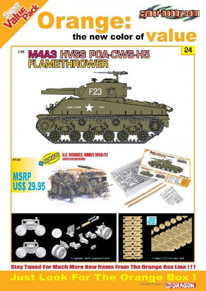 Cyber Hobby 9124 M4A3 HVSS POA-CWS-H5 1/35 – zdjęcie 2