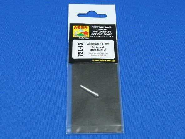 Aber 72L-15 15cm barrel for German SiG 33 howitzer / German 15cm SIG 33 gun barrel 1/72 – image 4