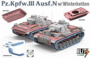 Takom 8011 Pz.Kpfw. Ill Ausf. N w/Winterketten 1/35 – zdjęcie 2