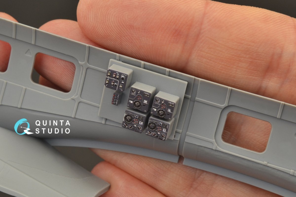 Quinta Studio QD48266 He 111H-3/H-6 3D-Printed &amp;amp; coloured Interior on decal paper ( ICM ) 1/48 – zdjęcie 3