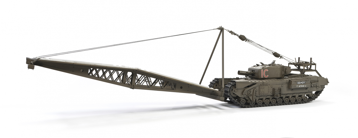AFV Club 35342 Churchill MK.IV AVRE with SBG bridge 1/35 – zdjęcie 3