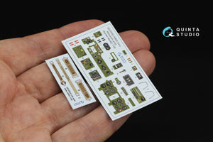 Quinta Studio QD35083 A6M2 Zero (Mitsubishi Prod.) 3D-Printed &amp;amp; colored Interior on decal paper (Border Model) 1/35 – image 2