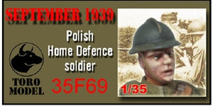 Toro 35F69 Wrzesień 1939 - Żołnierz Batalionu Obrony Narodowej Figurka wraz z kalkomanią 1/35