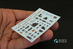 Quinta Studio QD48100 IL-4 3D-Printed &amp;amp; colored Interior on decal paper (for Xuntong kit) 1/48 – image 5