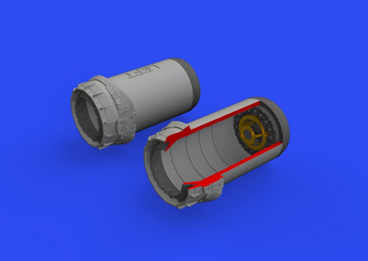 Eduard 672270 Tornado GR.1 exhaust nozzles EDUARD/REVELL 1/72 – zdjęcie 5