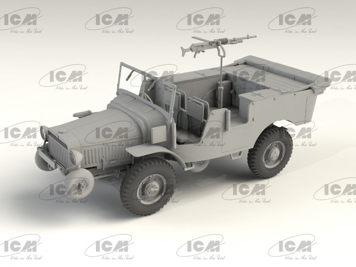ICM 35572 Laffly V15T with Hotchkiss machine gun 1/35 – zdjęcie 4