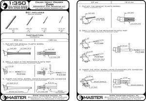 Master SM-350-098 Italian Heavy Cruiser Zara Armament 1/350 – zdjęcie 6